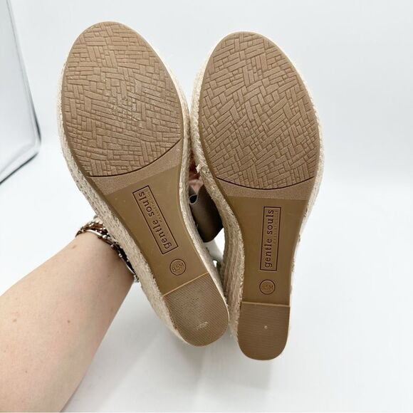 GENTLE SOULS KENNETH COLE Womens Gray‎ 1" Platform Colleen Espadrille Shoes 8.5M - Picture 10 of 14